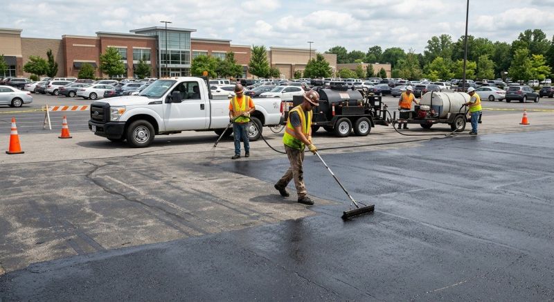 Commercial Parking Lot Sealing in Sarasota, FL