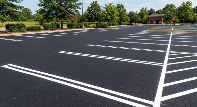 Asphalt Painting in Suwanee, GA