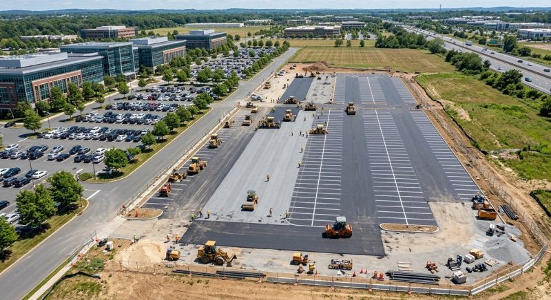 Asphalt Parking Lot Paving in Savannah, GA