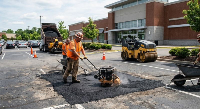 Asphalt Parking Lot Repair in Orange County, CA