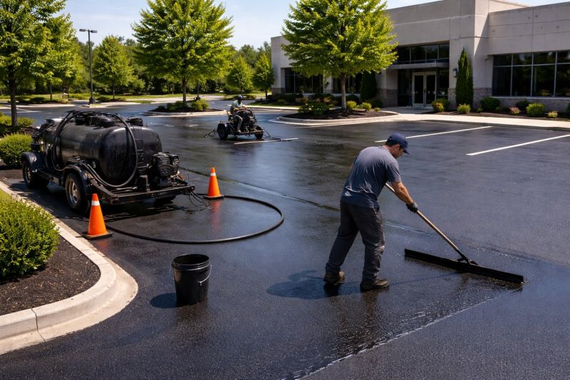 Asphalt Parking Lot Sealing in Columbus, OH