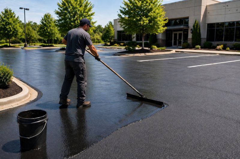 Asphalt Parking Lot Sealing in Greenville, SC