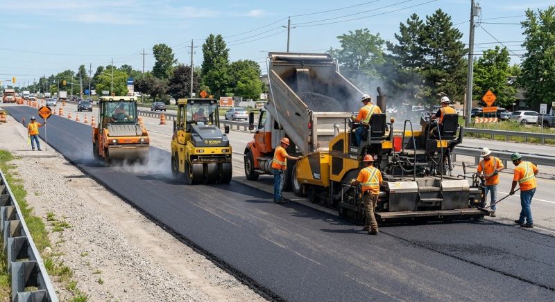 Asphalt Road Installation in Los Angeles, CA