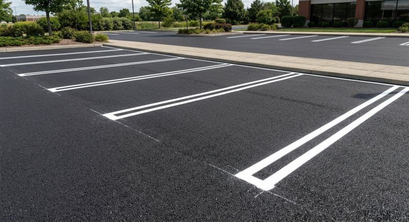 Commercial Asphalt Painting in Roswell, GA