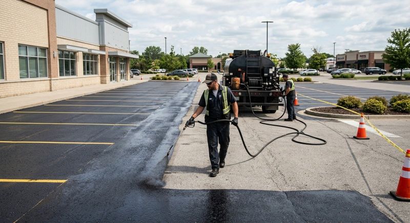 Commercial Asphalt Sealing in Grand Rapids, MI