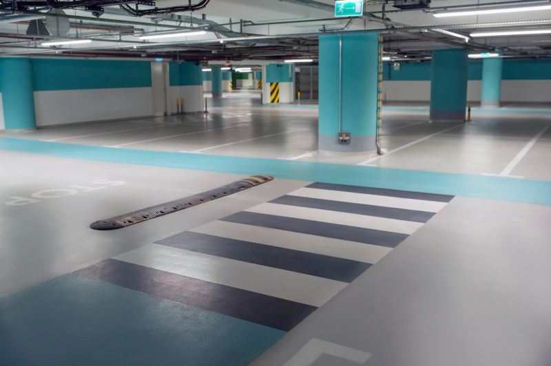 Concrete Parking Lot Striping in Suwanee, GA