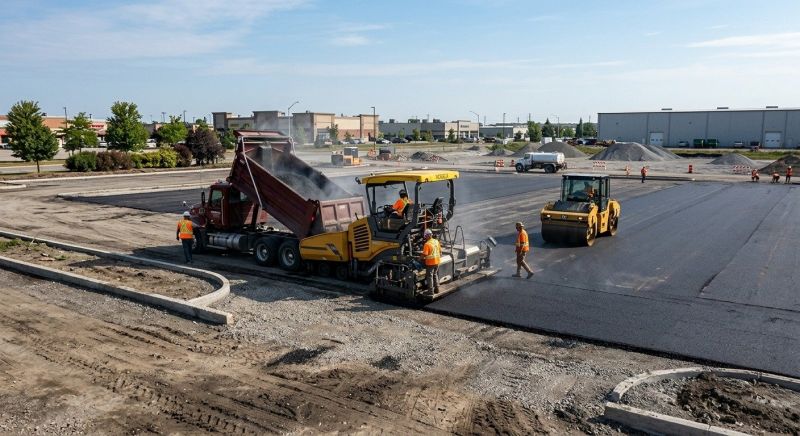 Industrial Asphalt Paving in Los Angeles, CA