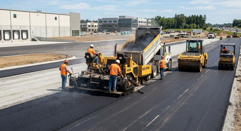Industrial Asphalt Paving in Orange County, CA