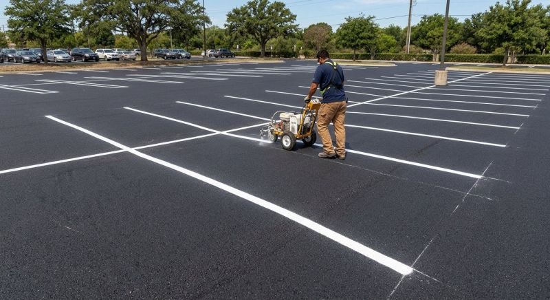 Line Striping Service in Roswell, GA