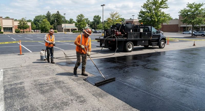 Lot Sealcoating in Grand Rapids, MI