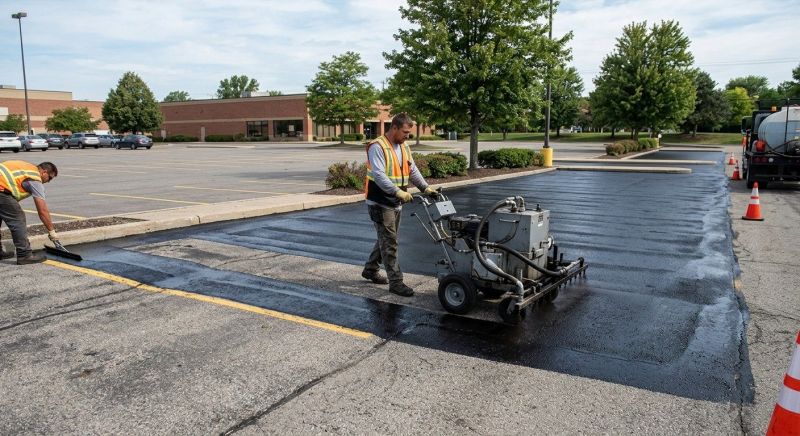 Lot Sealcoating in Greenville, SC