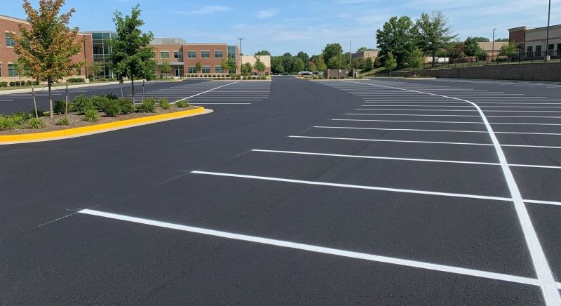Parking Garage Striping in Roswell, GA