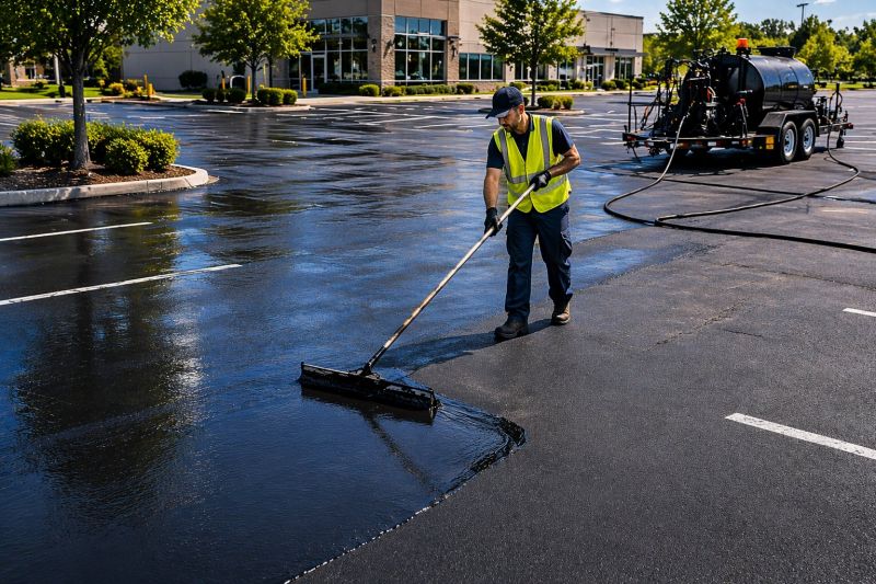 Parking Lot Sealcoating in Columbus, OH