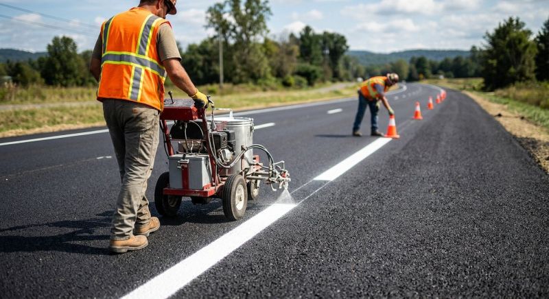 Pavement Striping Service in Alpharetta, GA