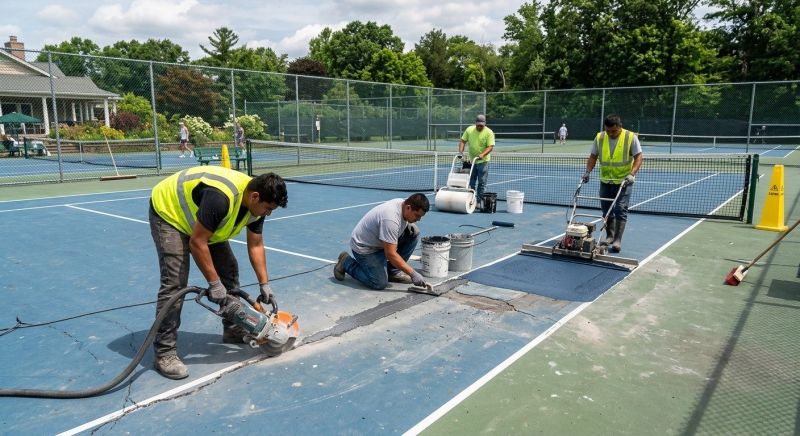 Sports Court Resurfacing in Greenville, SC